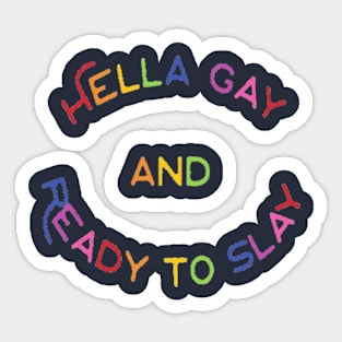 Hella Gay Sticker